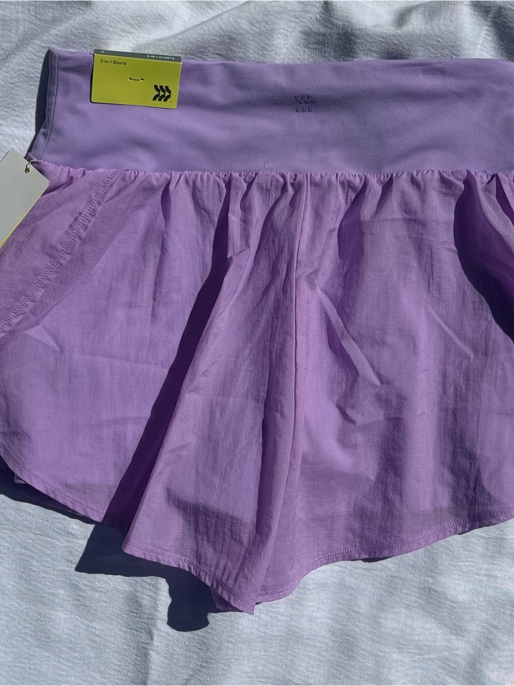 Size Medium All-in-motion Athletic 2-in-1 Built-In Shorts Running Shorts Purple